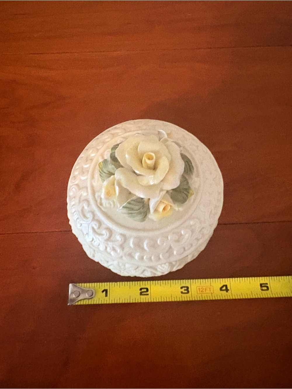 Rose Trinket Box jewelry holder Decor